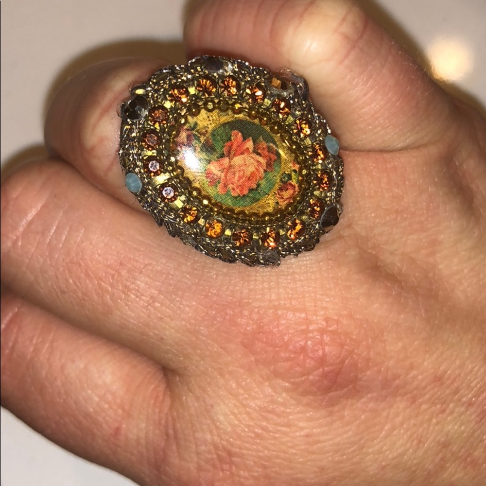 Vintage Michal Negrin Locket Ring